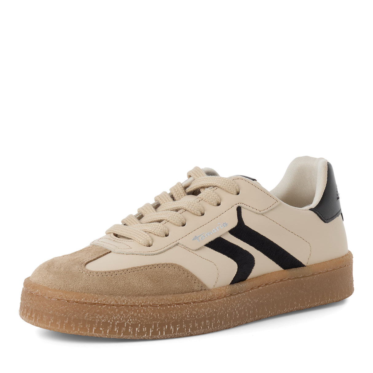 Tamaris Women Leather Sneaker - Beige