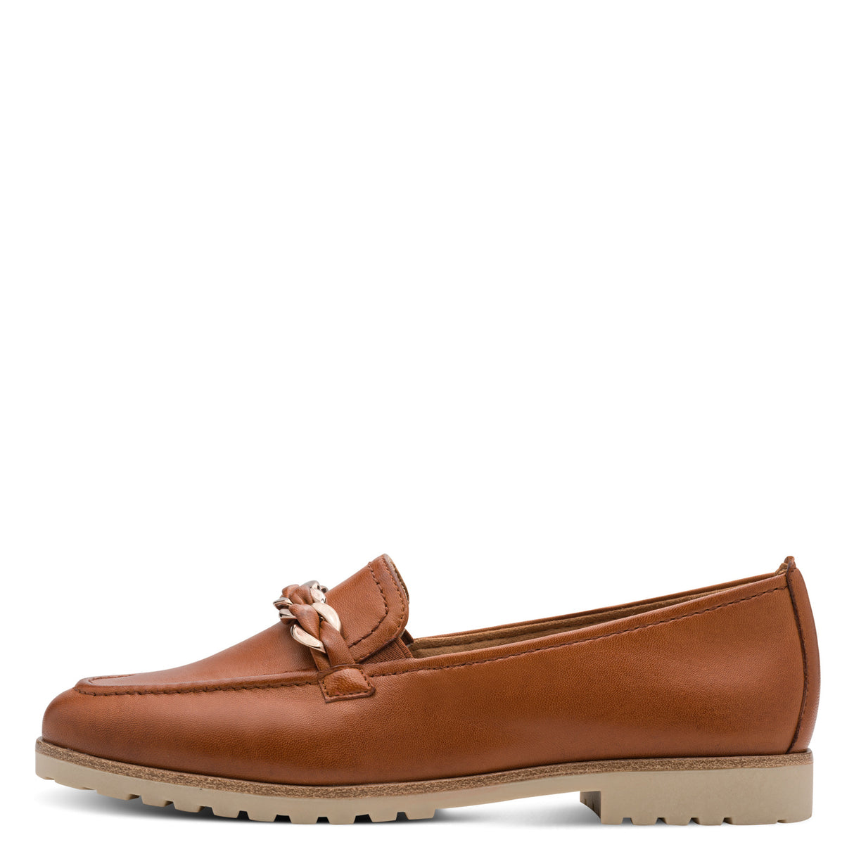 Tamaris Women Slip-On Loafers Shoes - Cognac