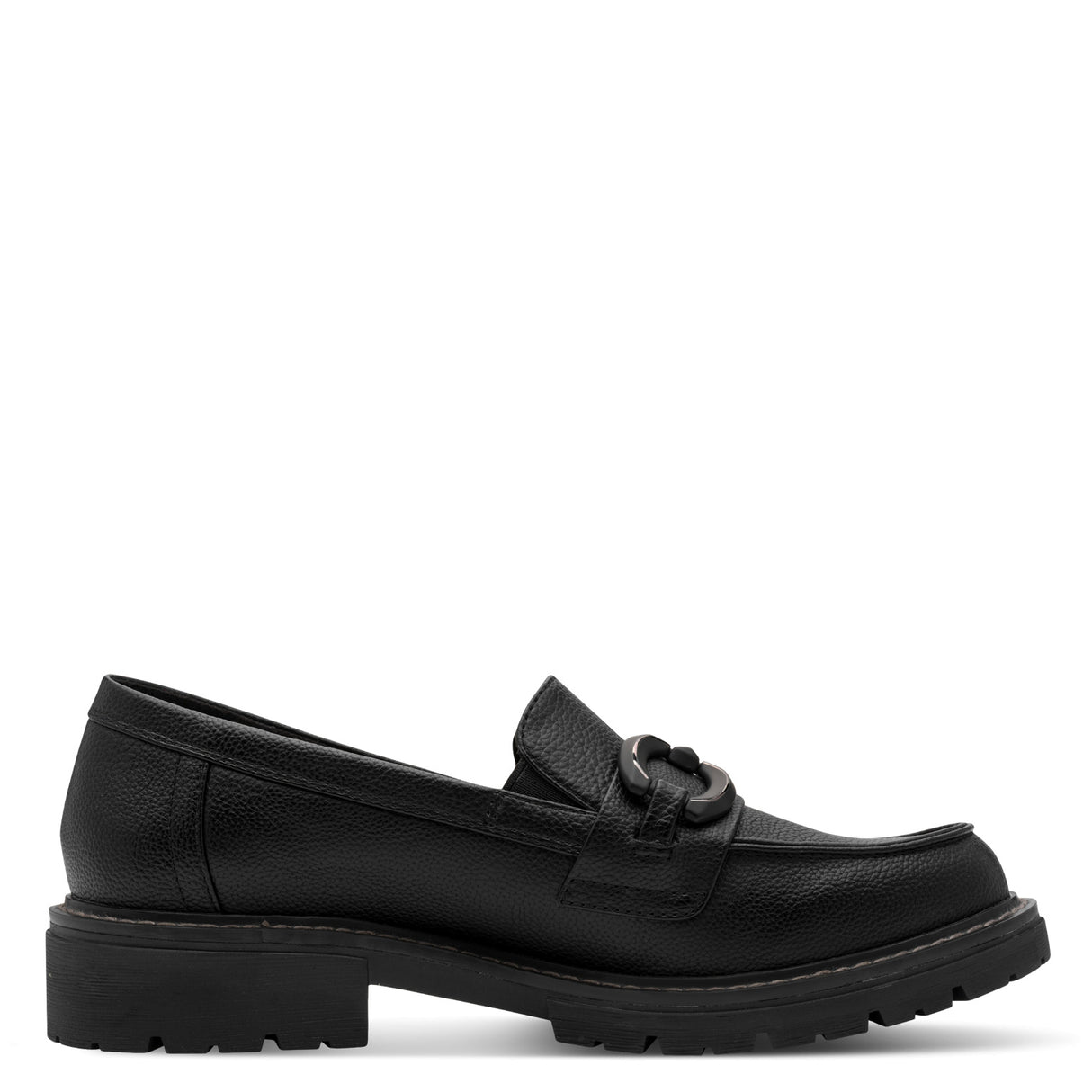 Jana Softline Slip On Loafers - Black