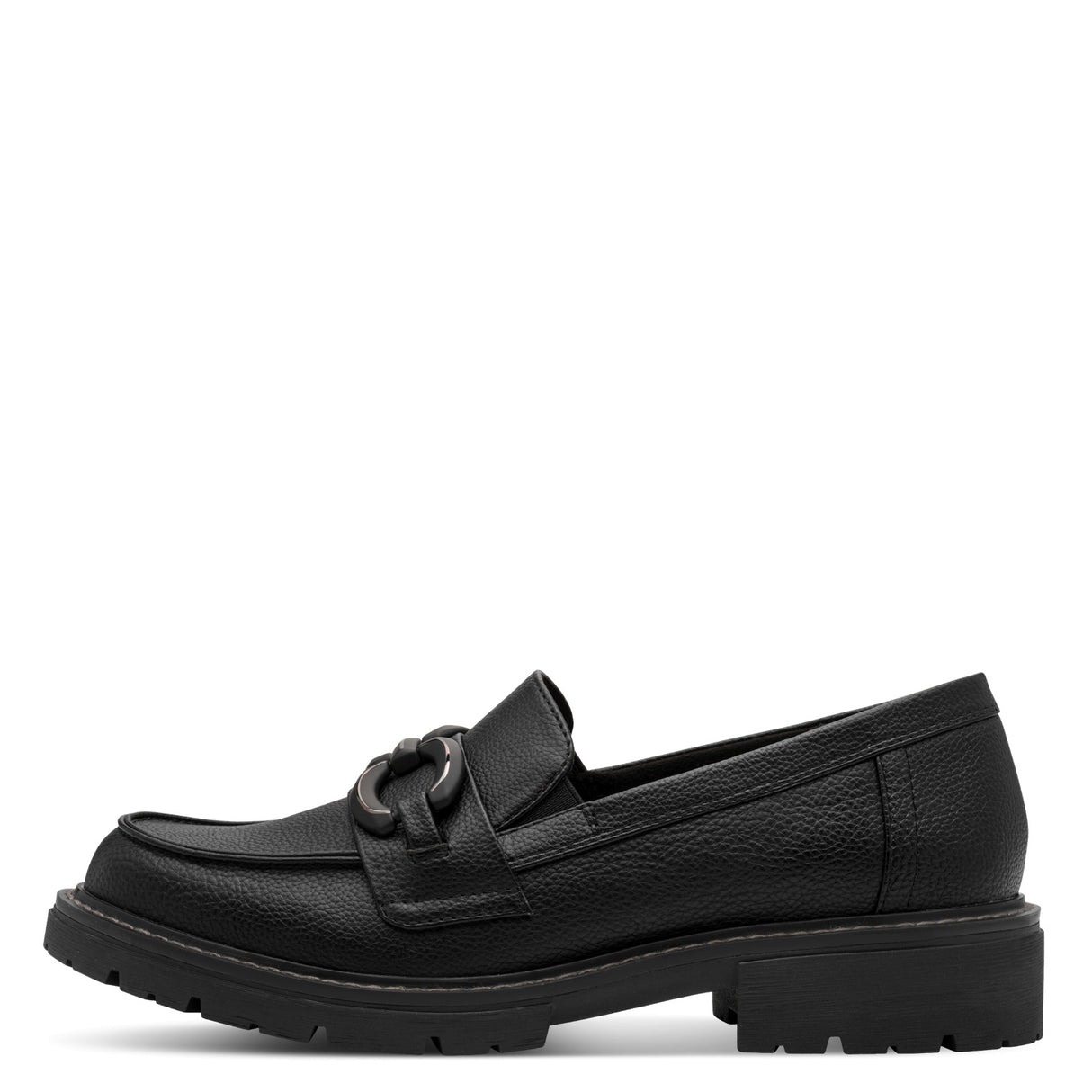 Jana Softline Slip On Loafers - Black