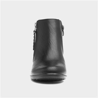 Cushion Walk Lexi Womens Black Heeled Boot