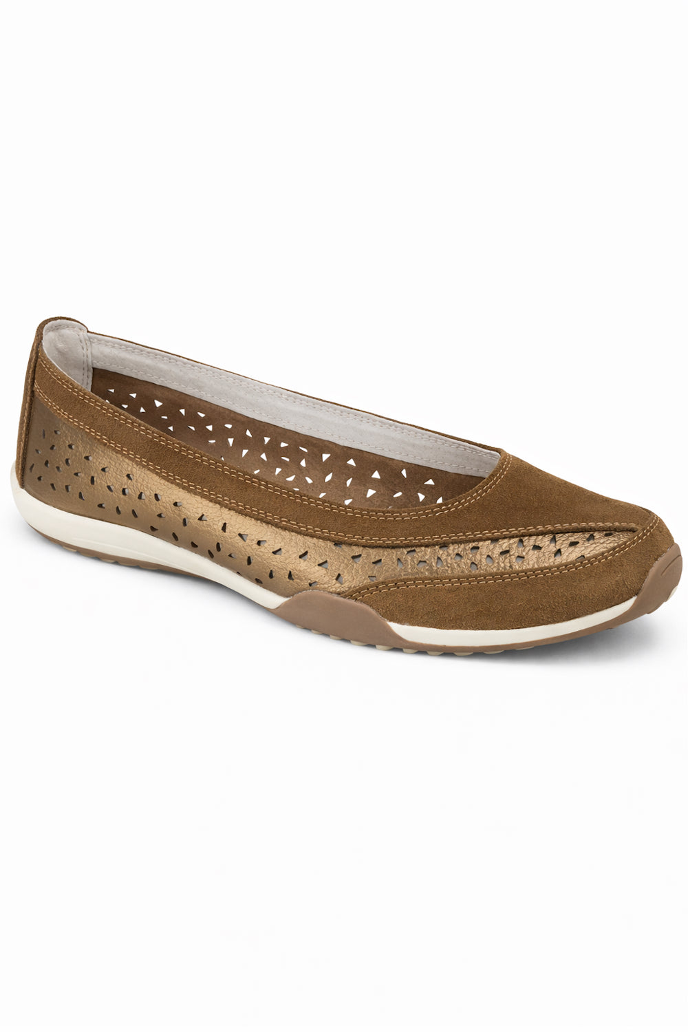 Perforated Slip On Comfort Shoe