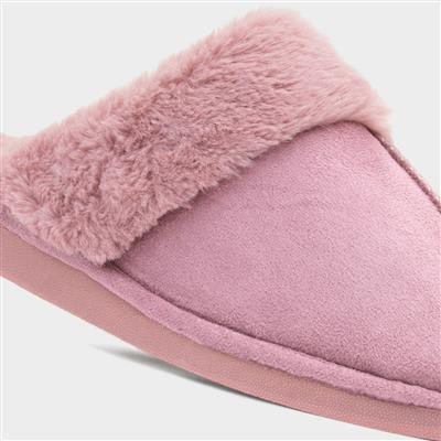 Cushion Walk Lucy Womens Dusky Pink Mule Slipper