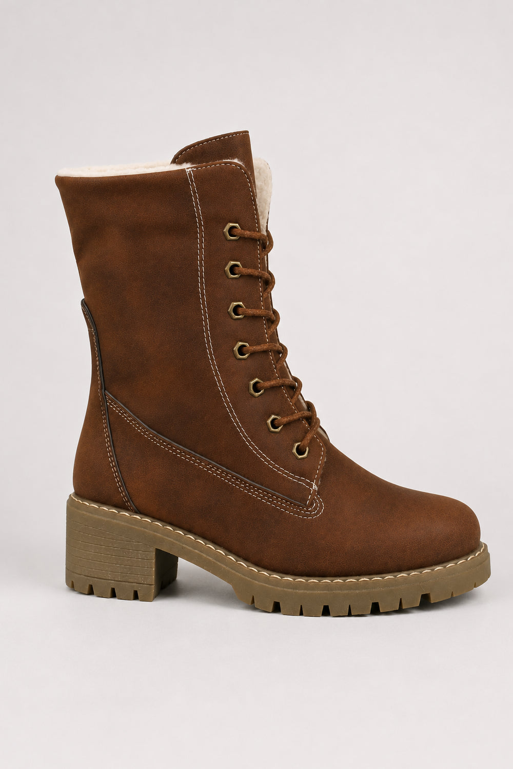 Lace-Up Ankle Boots