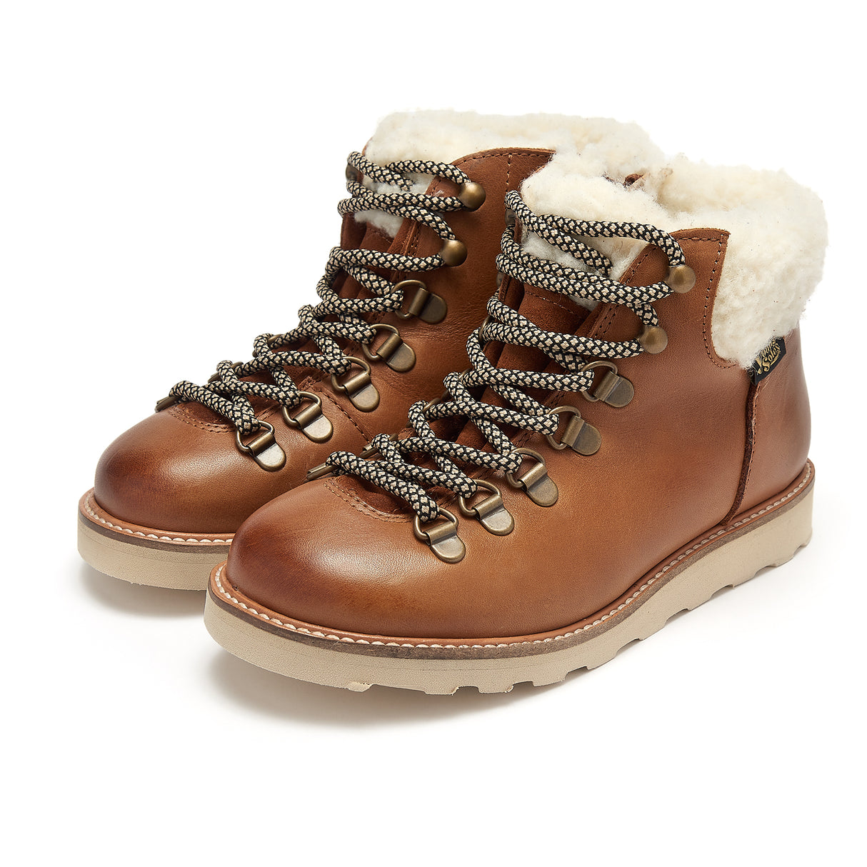 Young Soles Kids Eddie Wool Ankle-High Hiking Kids Boot