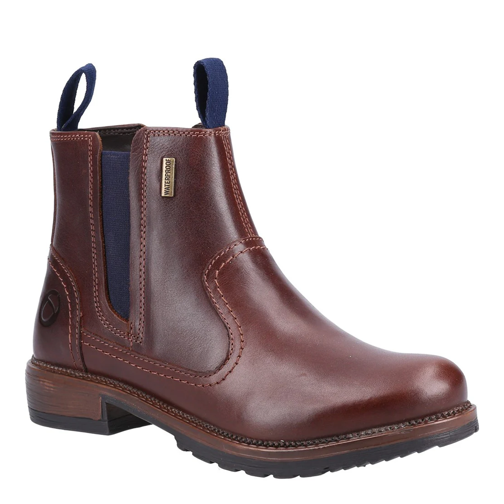 Cotswolds Women Laverton Ankle Boots Navy