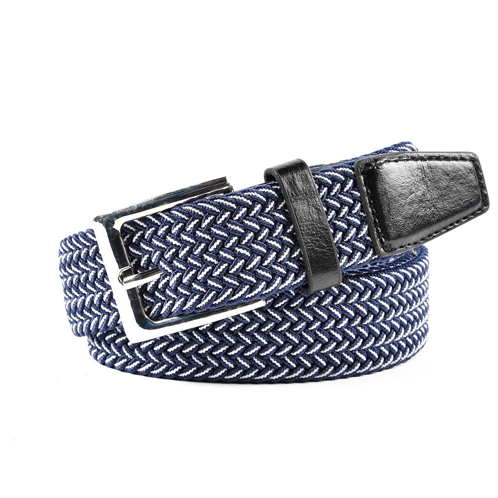 Stretchy Belt - Blue/Black