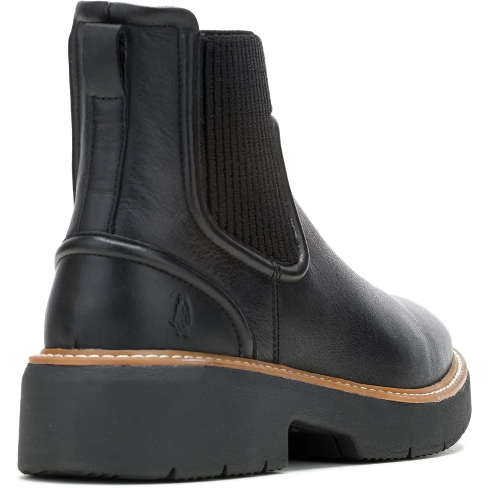 Hush Puppies Women Sock Jodie Ankle Boots - Black