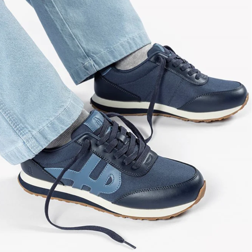 Hush Puppies Men Seventy8 Trainers - Blue