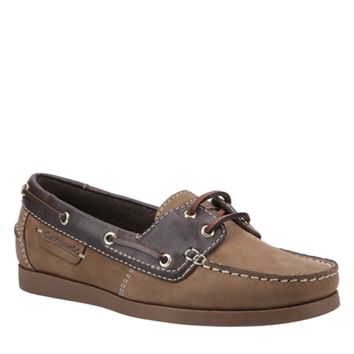 Cotswold Women Waterlane Shoes - Taupe/Brown