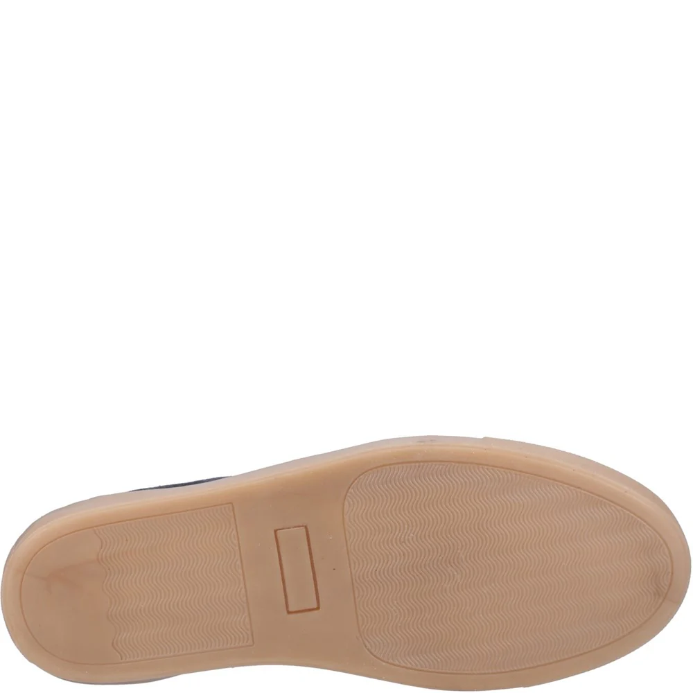 Hush Puppies Men Suede Riley Trainers - Navy