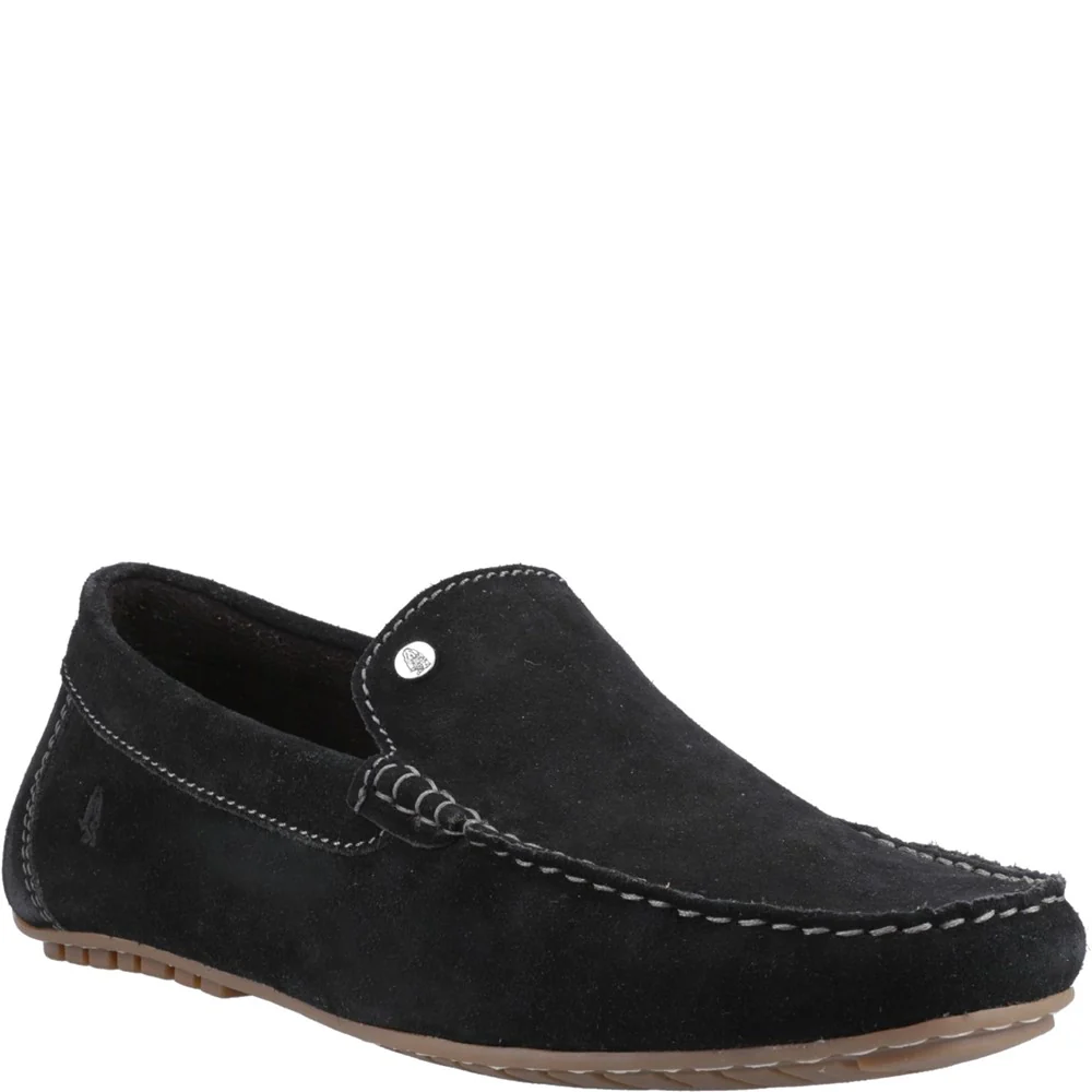 Hush Puppies Men Ralph Suede Shoes - Black