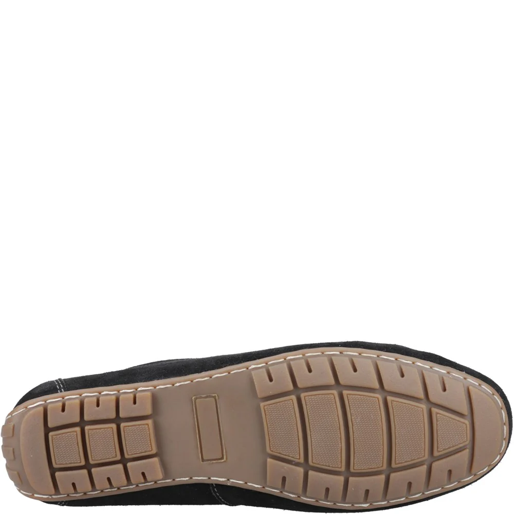 Hush Puppies Men Ralph Suede Shoes - Black