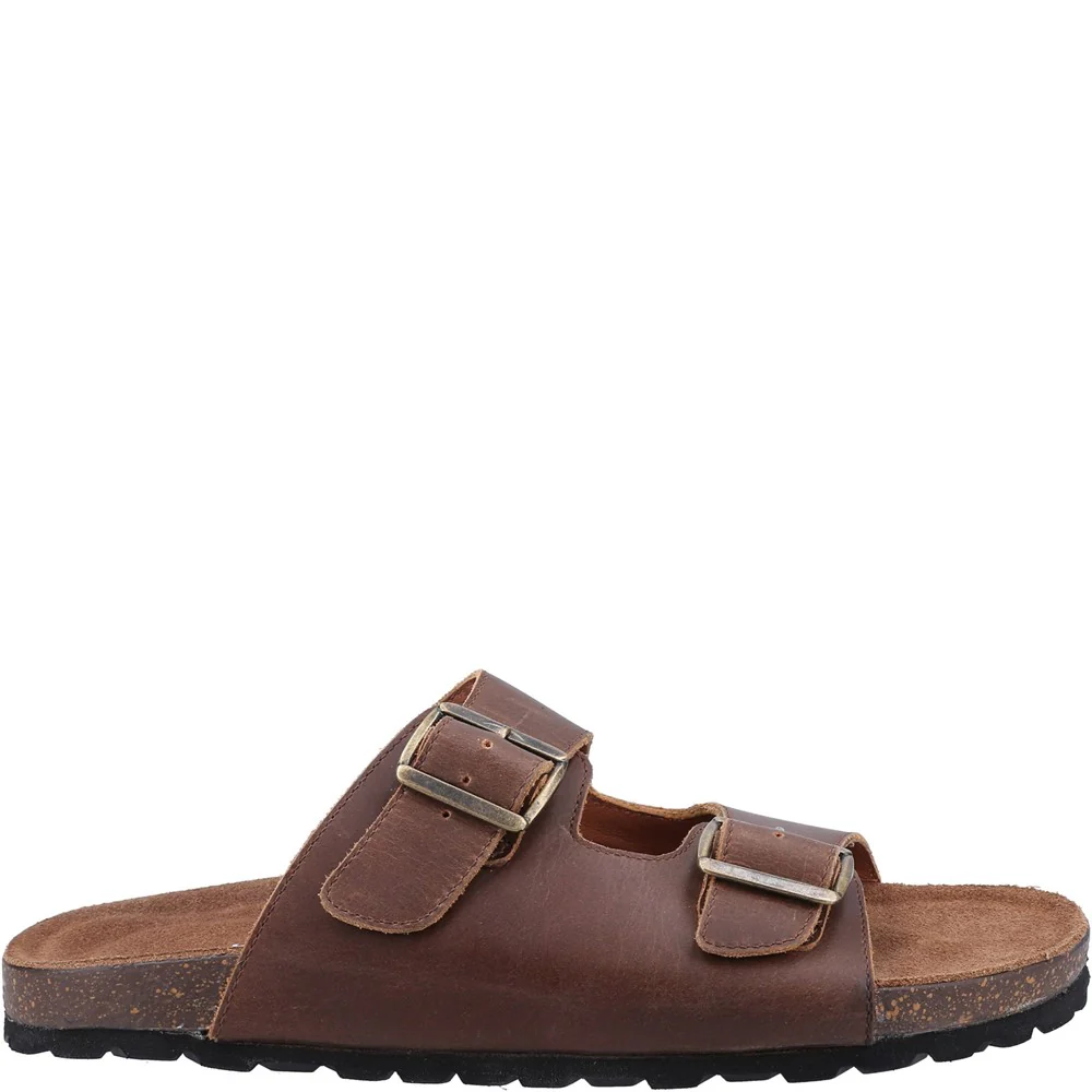Hush Puppies Men Nash Slider Sandals - Brown