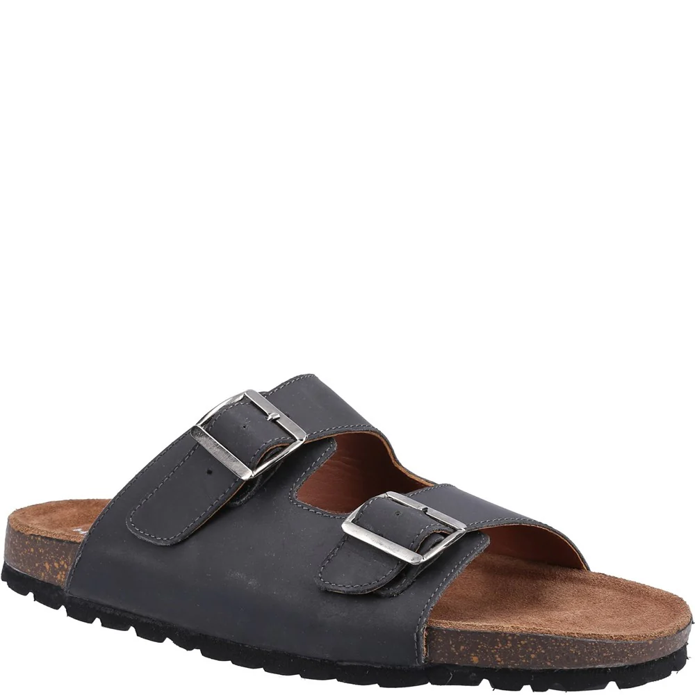 Hush Puppies Men Nash Slider Sandals - Black