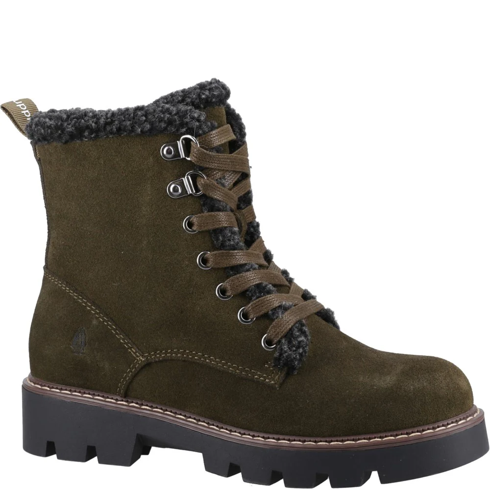 Hush Puppies Women Aurelia Ankle Boots - Khaki