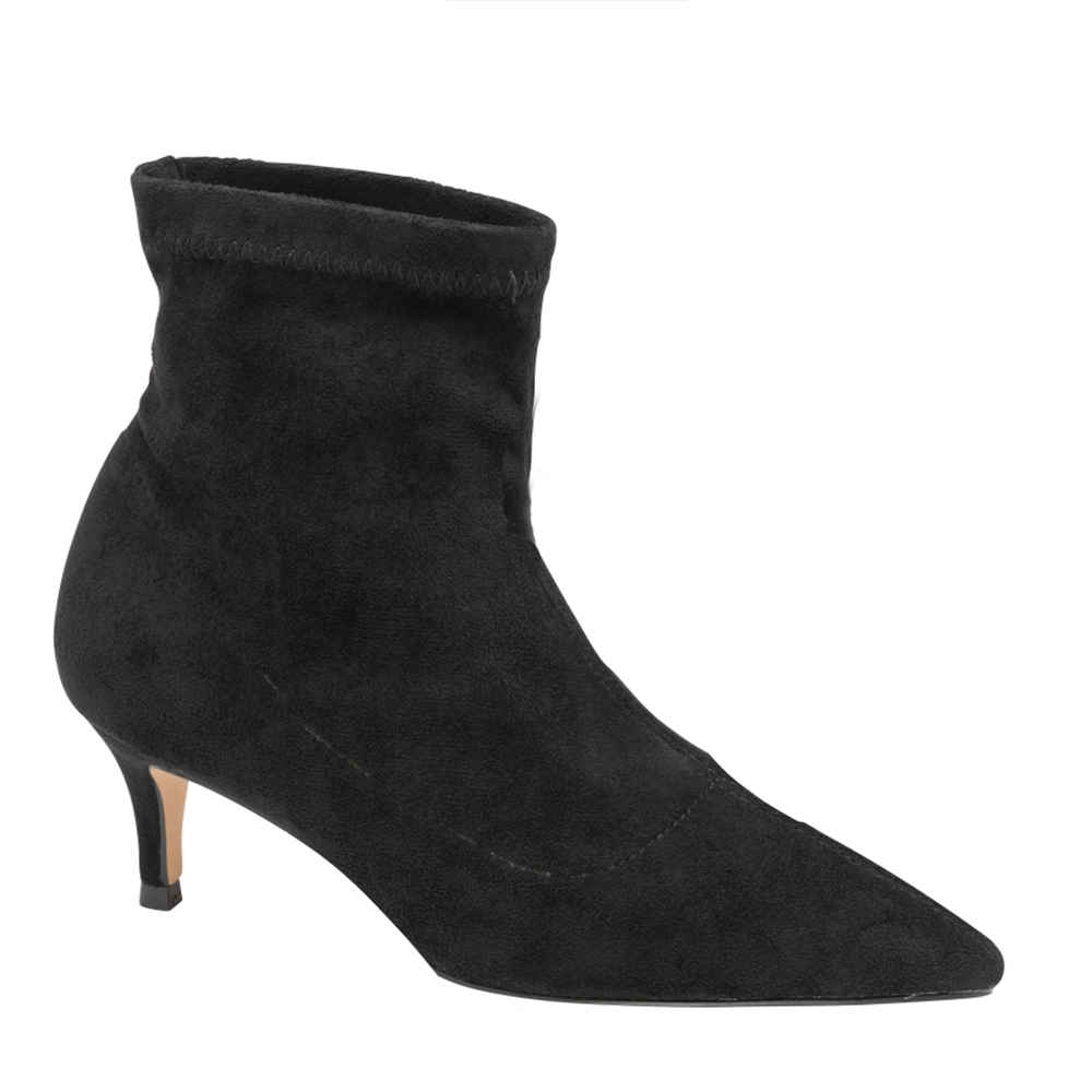 Ravel Madruga Pointed-Toe Sock Boots - Black