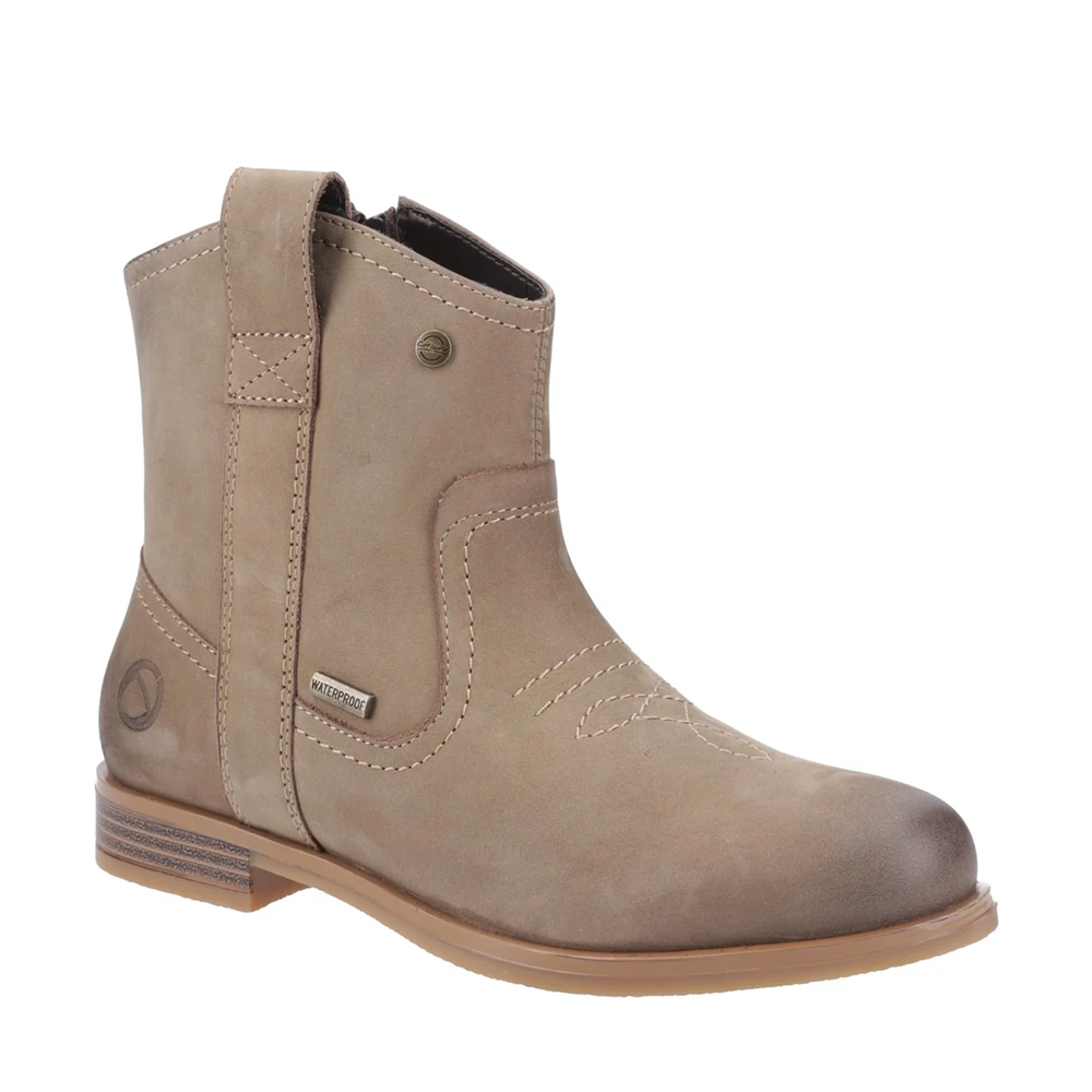 Cotswolds Women Signet Ankle Boots Taupe