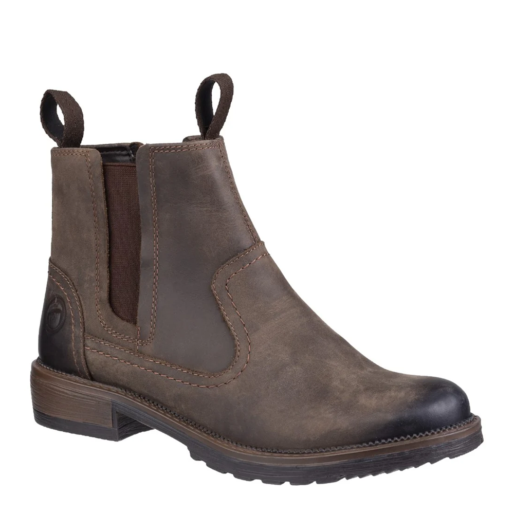 Cotswolds Women Laverton Ankle Boots Brown