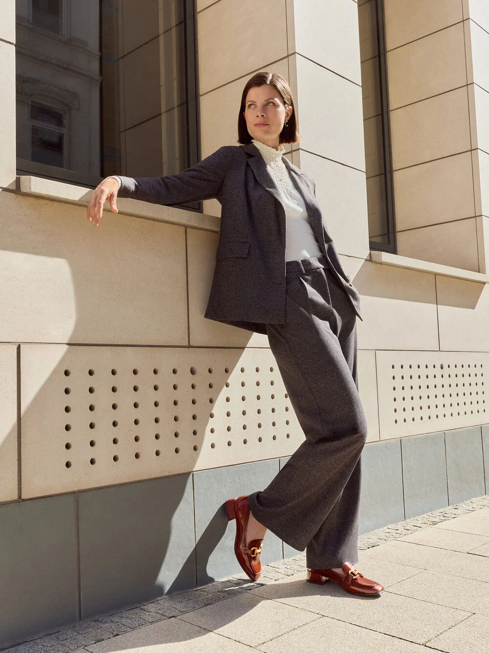 Tamaris Women Slip On Trotteur Loafers - Cognac