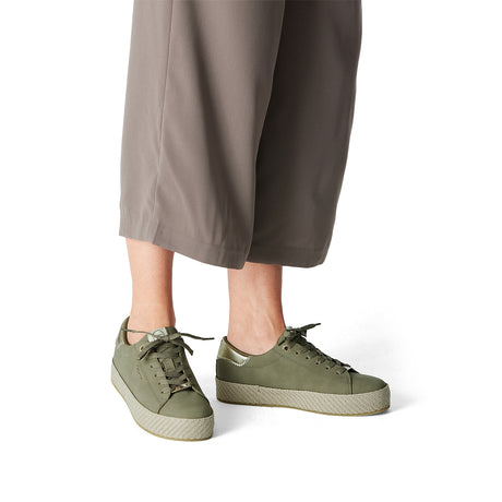 Tamaris Women Laceup Sneaker - Sage