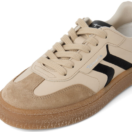 Tamaris Women Leather Sneaker - Beige