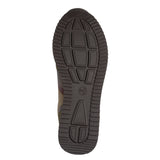 Jana Women’s Flat Sneakers with Zip -  Olive Comb