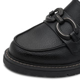 Jana Softline Slip On Loafers - Black