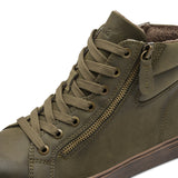Jana Women High Trainer With Zip - Khaki