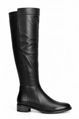 Over The Knee Flat Boots with Smooth Finish