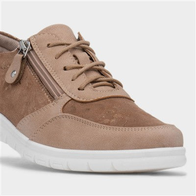 Cushion Walk Womens Teri Casual Shoe - Beige