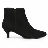 Women Extra-Wide Fit Slim Heel Side Zip Dress Boots