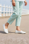 Laser Cut Faux Leather Pumps
