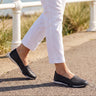 Leather Slip On Laser Cut Comfort Shoe
