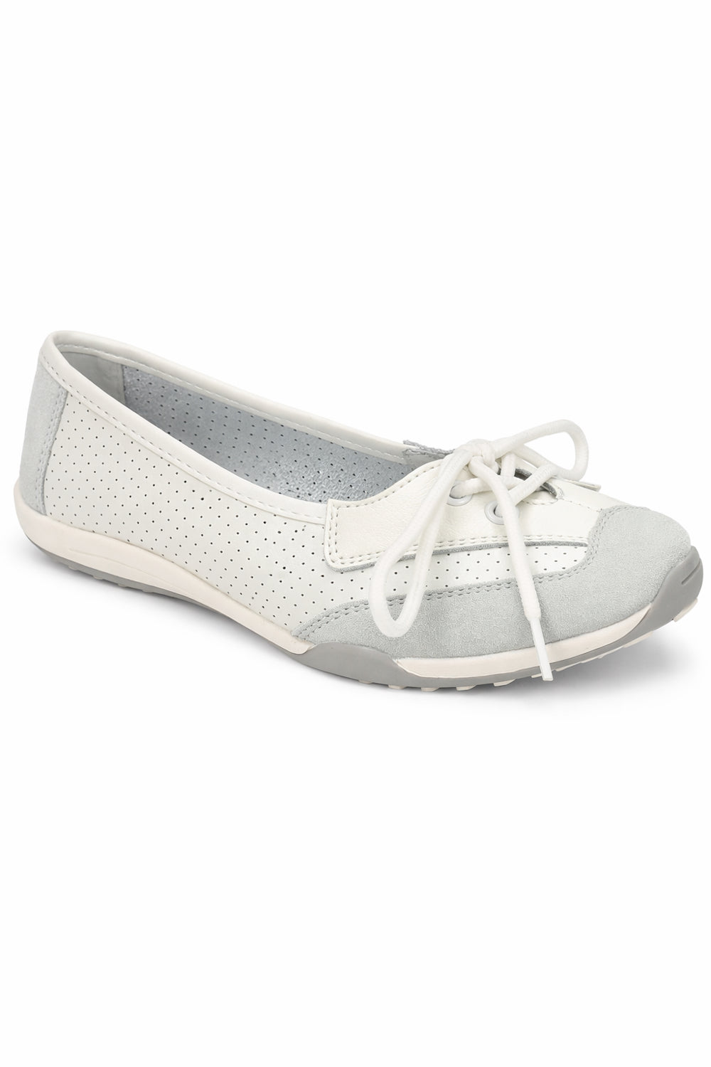 Leather Lace-Up Comfort Flat Shoe