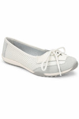 Leather Lace-Up Comfort Flat Shoe