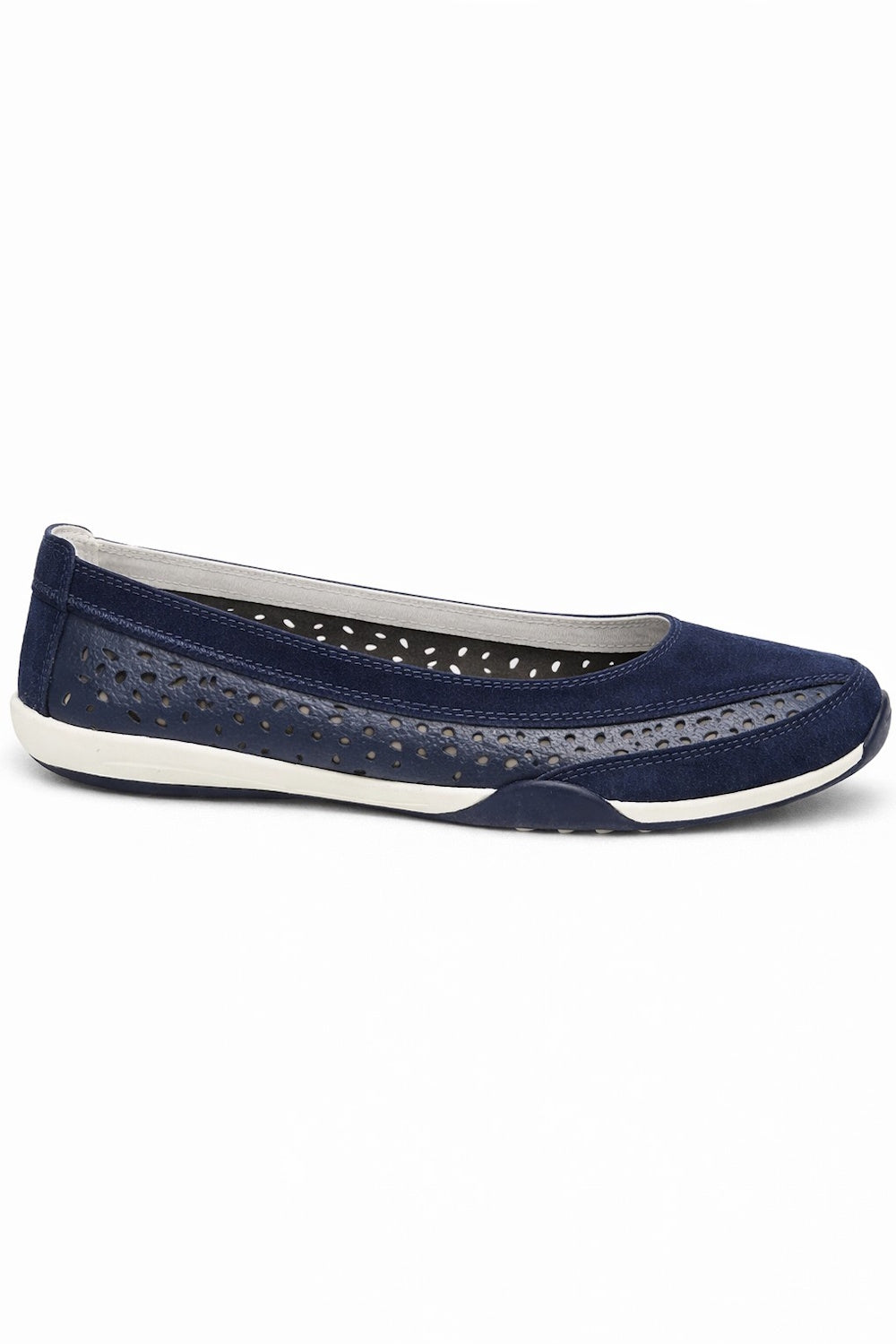 Perforated Slip On Comfort Shoe