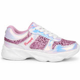 Glitter Trainers – Purple Sparkle with Iridescent Finish