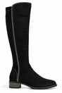 Over The Knee Flat Boots with Side Zip