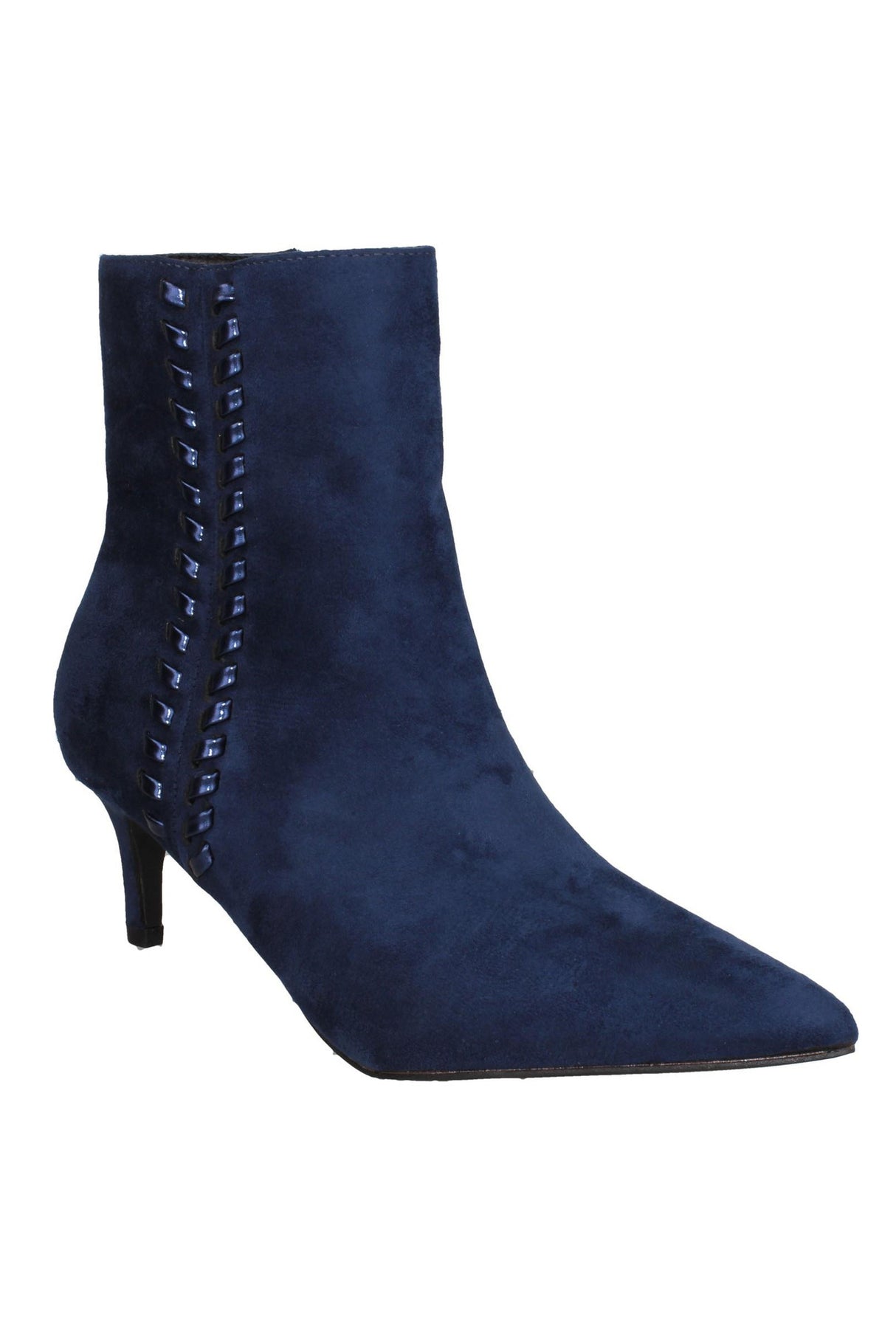 Suedette Kitten Heel Ankle Boots