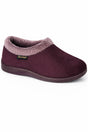 Soft Faux Suede Full Slipper with Cushioned Sole