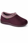 Soft Faux Suede Full Slipper with Cushioned Sole