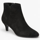 Women Extra-Wide Fit Slim Heel Side Zip Dress Boots