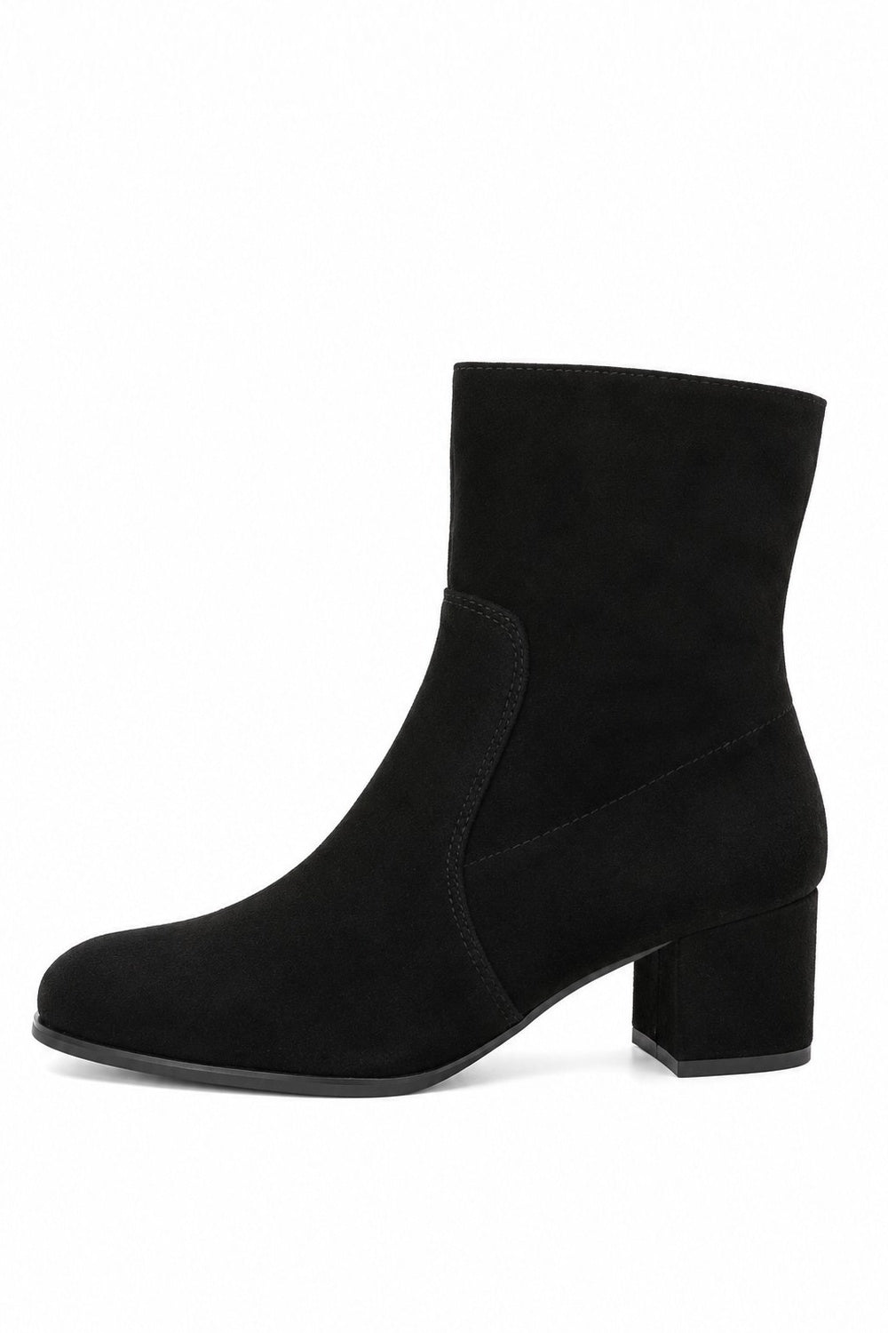 Wide Fit Block Heel Ankle Boots
