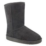 Women Classic Mid-Calf Suede Winter Boots with Faux Fur Lining