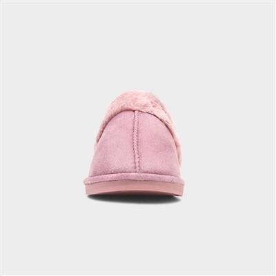 Cushion Walk Lucy Womens Dusky Pink Mule Slipper