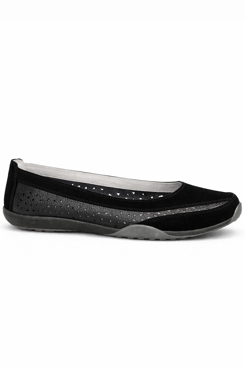 Perforated Slip On Comfort Shoe