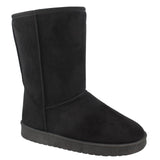 Women Classic Mid-Calf Suede Winter Boots with Faux Fur Lining