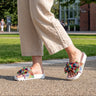 Oversized Bow Platform Slider Sandals