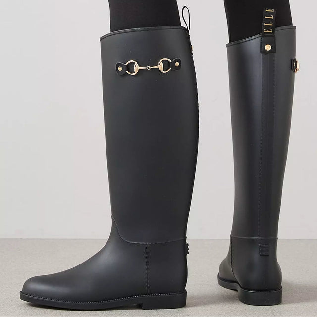 Equestrian Style Waterproof Riding Wellington Boots